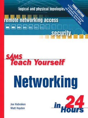 cover image of Sams Teach Yourself Networking in 24 Hours